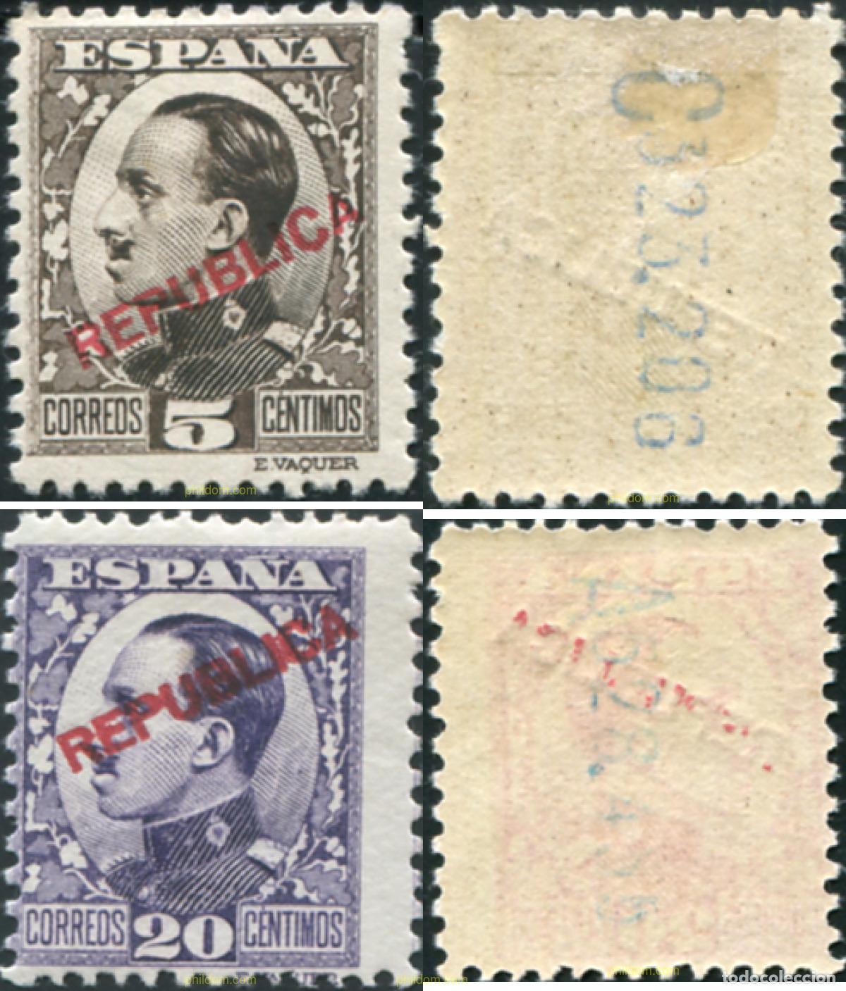 Sellos: 794174 HINGED ESPA&Ntilde;A. Emisiones locales republicanas 1931 MADRID - SELLOS SE 1920 y 1930-1931 SOBR
