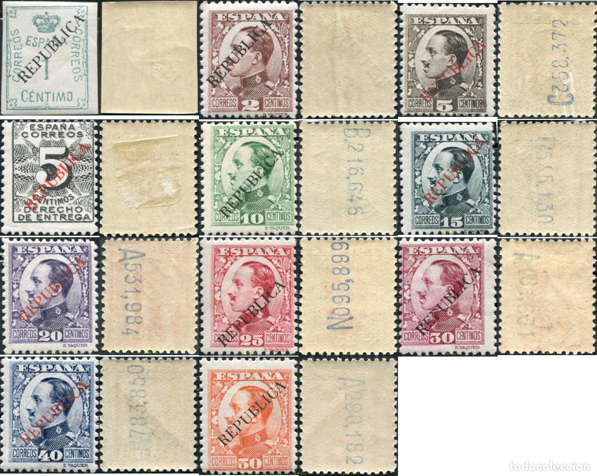 Sellos: 794193 HINGED ESPA&Ntilde;A. Emisiones locales republicanas 1931 SELLOS DE 1920 1930 Y 1931 EMISION PRIVA