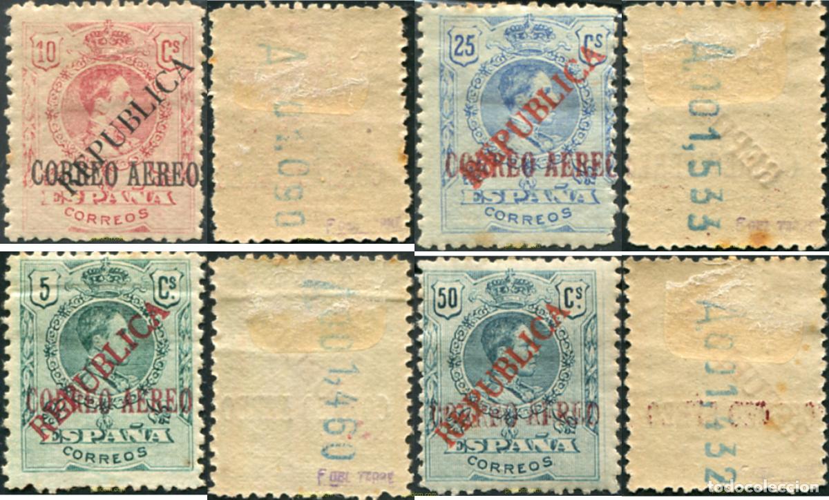 Sellos: 794195 HINGED ESPA&Ntilde;A. Emisiones locales republicanas 1931 SELLOS DE 1920