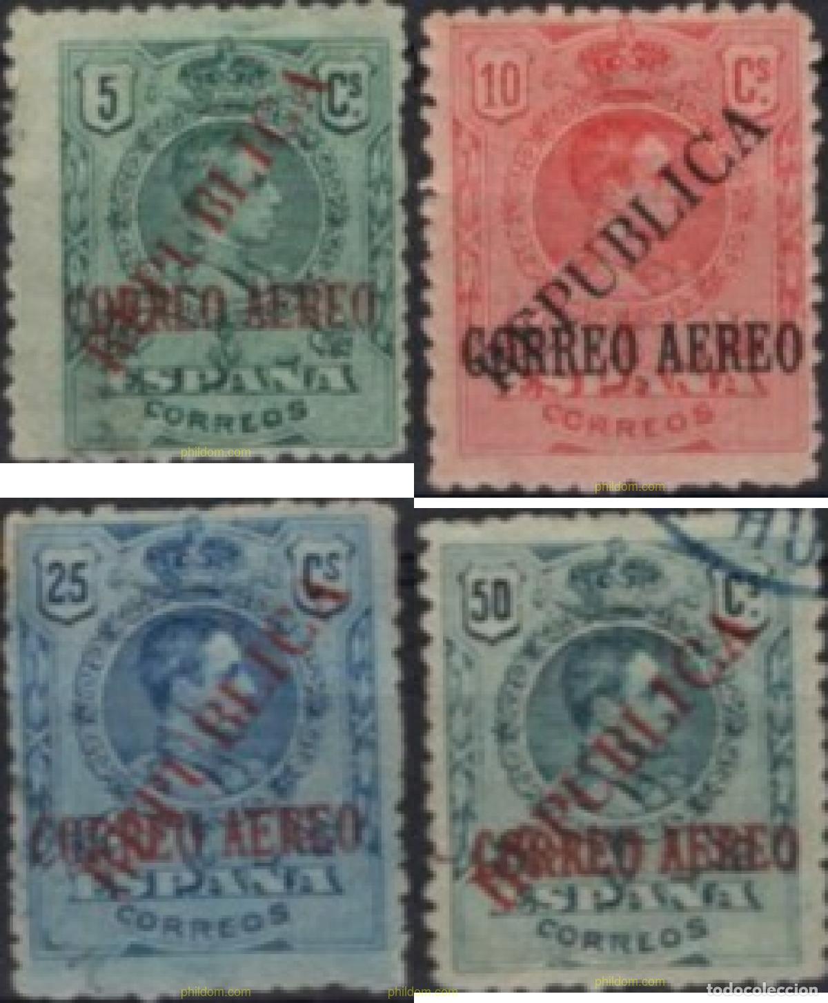 Sellos: 729648 HINGED ESPA&Ntilde;A. Emisiones locales republicanas 1931 SELLOS DE 1920