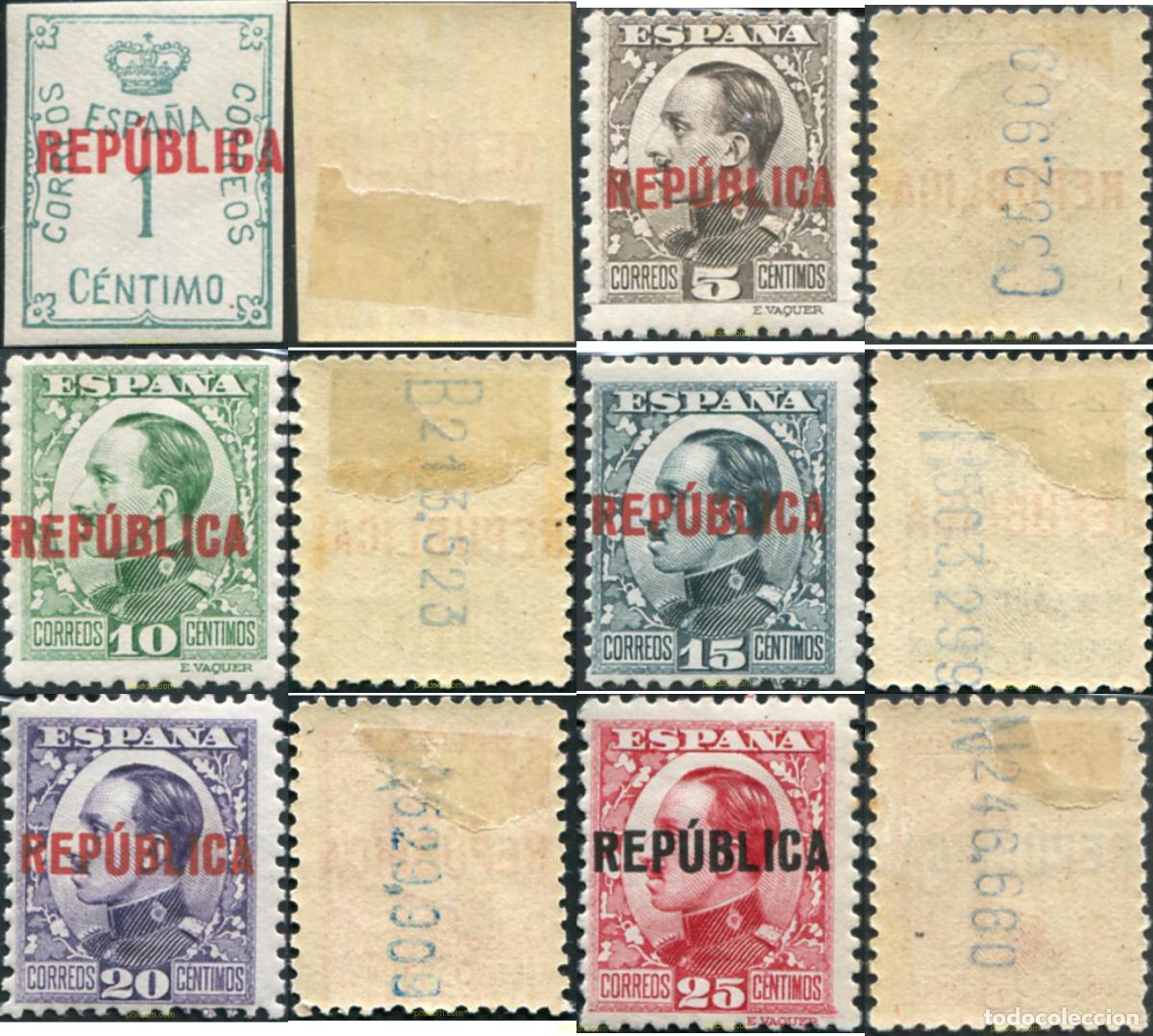 Sellos: 794207 HINGED ESPA&Ntilde;A. Emisiones locales republicanas 1931 SELLOS DE 1920 1930 Y 1931 EMISION PRIVA