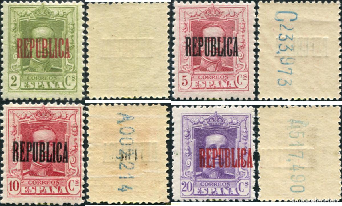 Sellos: 210881 MNH ESPA&Ntilde;A. Emisiones locales republicanas 1931 SELLOS DE 1922 EMISION PRIVADA