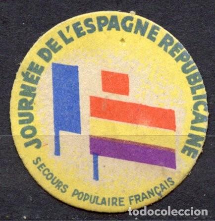 Sellos: D&Iacute;A DE LA ESPA&Ntilde;A REPUBLICANA. VI&Ntilde;ETA DEL SECOURS POPULAIRE FRAN&Ccedil;AIS EDIFIL N&ordm; 2661