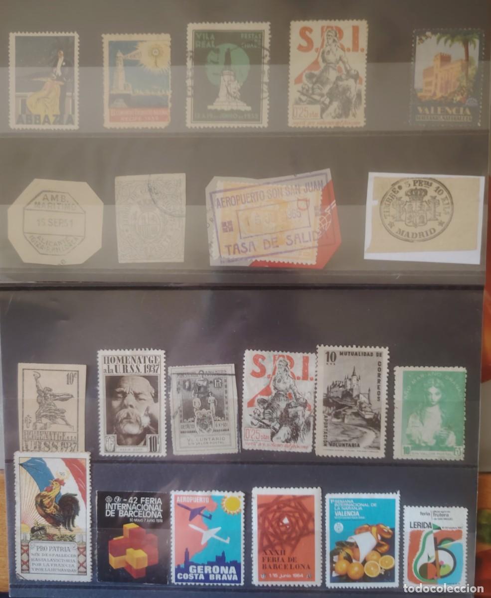 Sellos: LOTE DE SELLOS ESPA&Ntilde;A VI&Ntilde;ETAS GUERRA CIVIL Y OTROS, ALTO VALOR EN CATALOGO LOTE 2