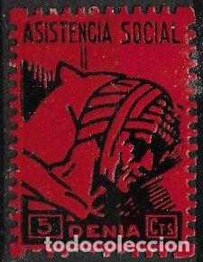 Sellos: Sellos Locales, Guerra Civil, Alicante, DENIA, FESOFI n&ordm; 21 * *