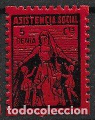 Sellos: Sellos Locales, Guerra Civil, Alicante, DENIA, FESOFI n&ordm; 20 * *