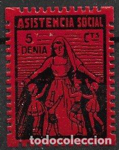 Sellos: Sellos Locales, Guerra Civil, Alicante, DENIA, FESOFI n&ordm; 19 * *