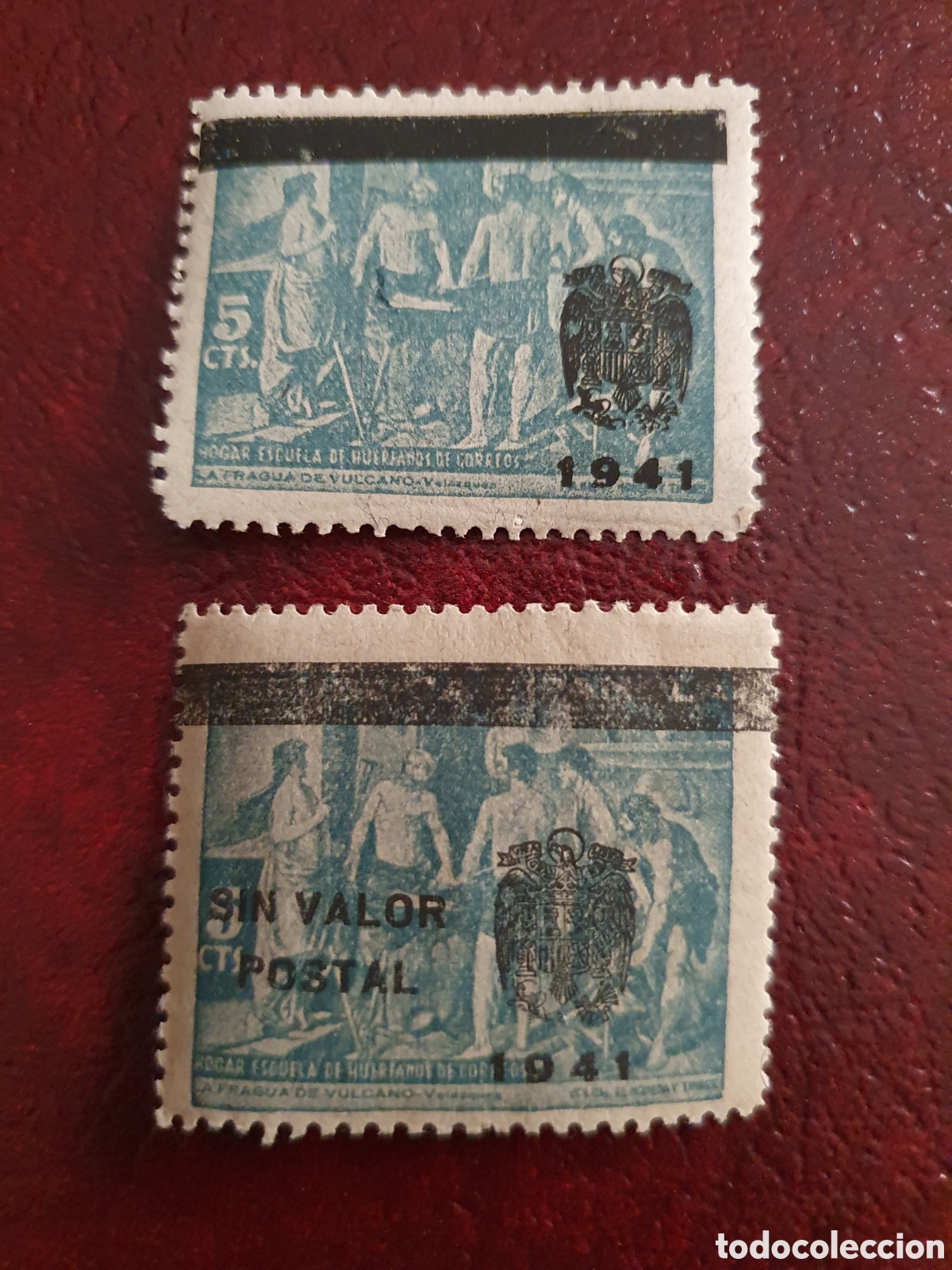 Sellos: Beneficencia NE 35. VARIACI&Oacute;N NO EXPEDIDOS. a&ntilde;o 1941