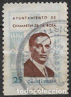 Sellos: Sellos Locales, Guerra Civil, Madrid, CHAMART&Iacute;N DE LA ROSA, FESOFI n&ordm; 8 (o)