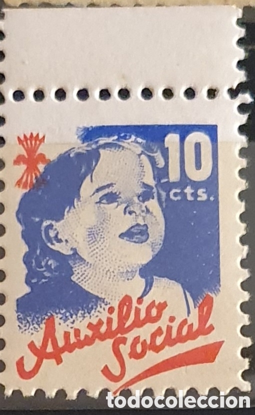 Sellos: Auxilio Social 1936. Col: AS 1936-06