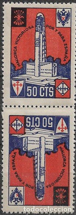 Sellos: Sellos Locales, Guerra Civil, Baleares, MALLORCA, FESOFI n&ordm; 39 pvc * *