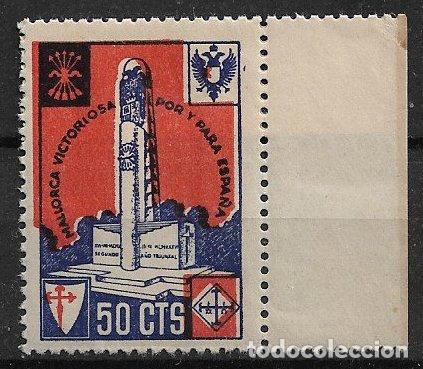 Sellos: Sellos Locales, Guerra Civil, Baleares, MALLORCA, FESOFI n&ordm; 39 * * lujo