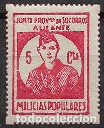 Sellos: Sellos Locales, Guerra Civil, Alicante, FESOFI n&ordm; 2 *