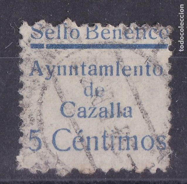 Sellos: SS1. Guerra Civil Locales Sello Ben&eacute;fico CAZALLA
