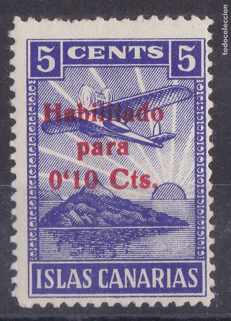 Sellos: SS1. Guerra Civil Locales ISLAS CANARIAS Habilitado Fesofi 24 ** Sin Fijasellos