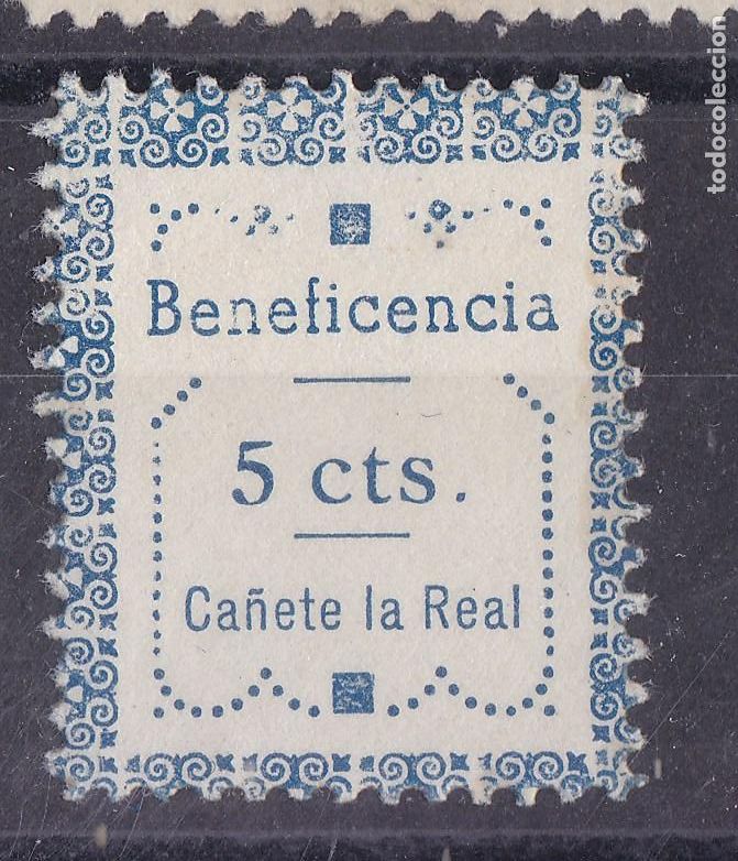 Sellos: SS2- Guerra Civil Locales Beneficencia CA&Ntilde;ETE LA REAL ** Sin Fijasellos