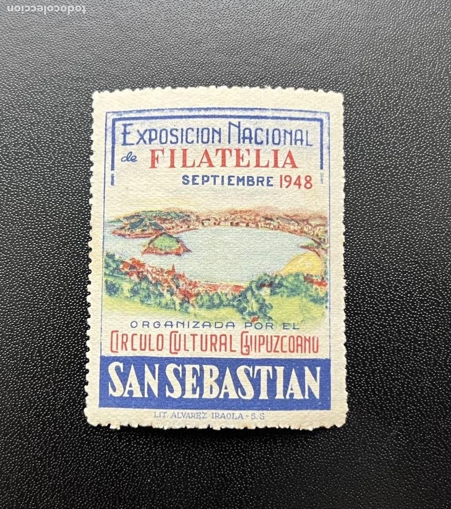 Sellos: .EXPOSICION NACIONAL DE FILATELIA SAN SEBASTIAN.