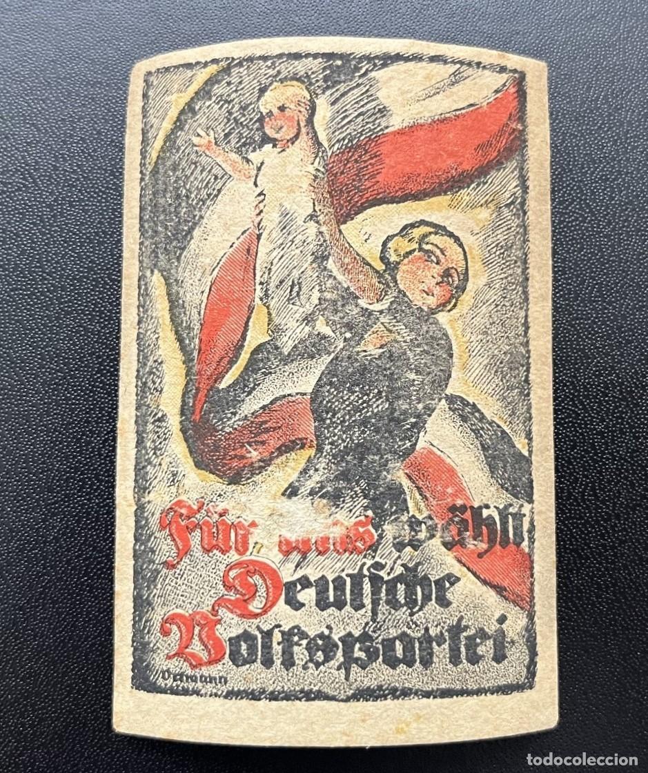 Sellos: vi&ntilde;eta cartel electoral hist&oacute;rico de la Rep&uacute;blica de Weimar