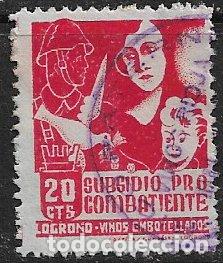 Sellos: Sellos Locales, Guerra Civil, Logro&ntilde;o, FESOFI n&ordm; 15 (o)