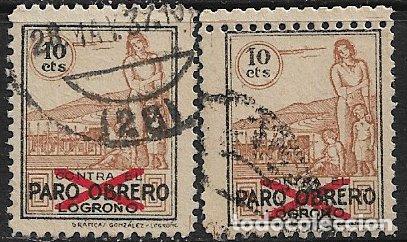 Sellos: Sellos Locales, Guerra Civil, Logro&ntilde;o, FESOFI n&ordm; 1 y 1ddh (o)