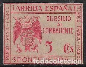 Sellos: Sellos Locales, Guerra Civil, Pontevedra, FESOFI n&ordm; 16 (*)