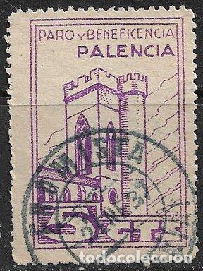 Sellos: Sellos Locales, Guerra Civil, Palencia, FESOFI n&ordm; 1 (o) mat. FROMISTA