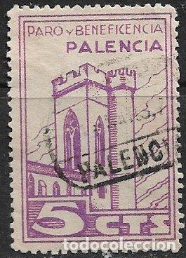 Sellos: Sellos Locales, Guerra Civil, Palencia, FESOFI n&ordm; 1 (o) mat. PALENCIA