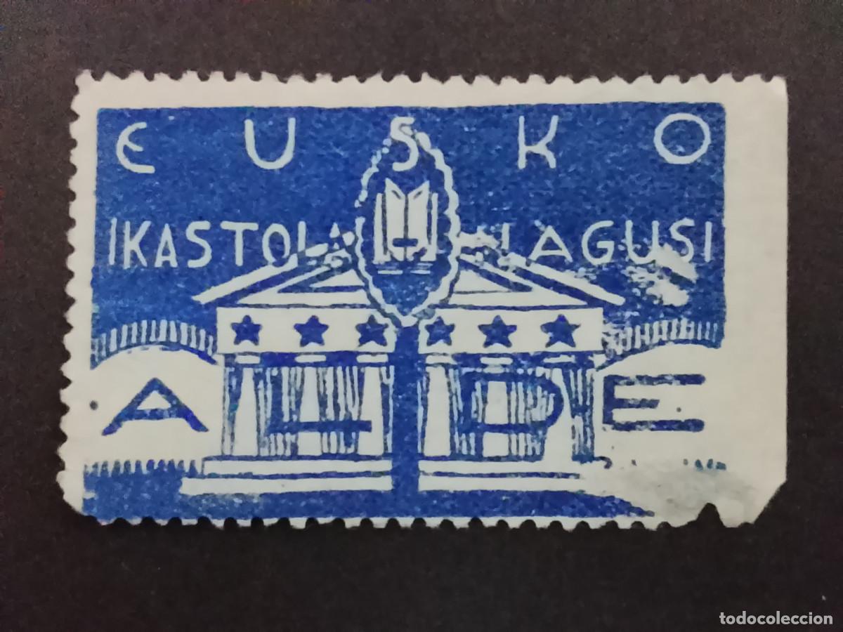 Sellos: Sello Eusko Alde Ikastola Nagusia (azul)