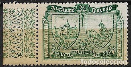Sellos: Sellos Locales, Guerra Civil, Toledo, TOLEDO, FESOFI n&ordm; 10 * *