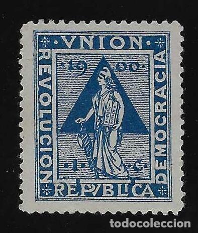Sellos: UNI&Oacute;N. REP&Uacute;BLICA. REVOLUCI&Oacute;N. DEMOCRACIA. VI&Ntilde;ETA INDEPENDENTISTA 1900.