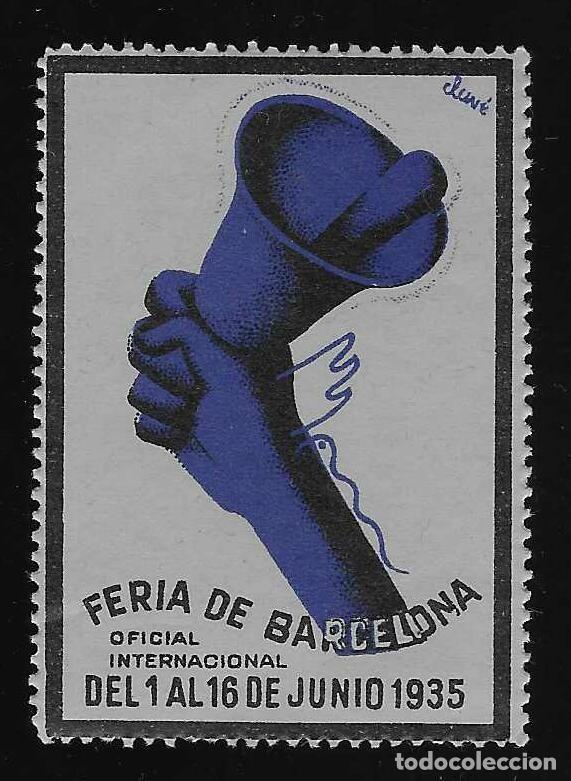 Sellos: FERIA DE BARCELONA. OFICIAL INTERNACIONAL. DEL 1 AL 16 DE JUNIO DE 1935. MNH **