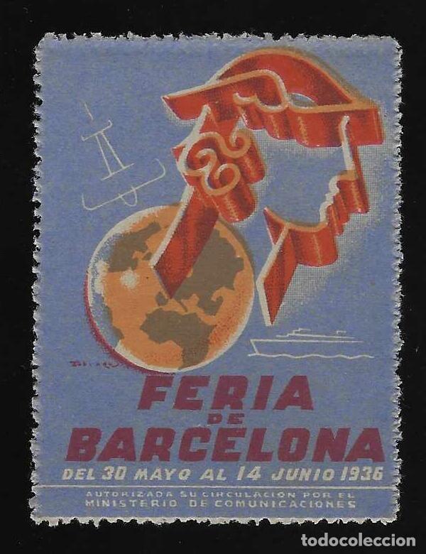 Sellos: FERIA DE BARCELONA. DEL 30 DE MAYO AL 14 DE JUNIO DE 1936. MNH **