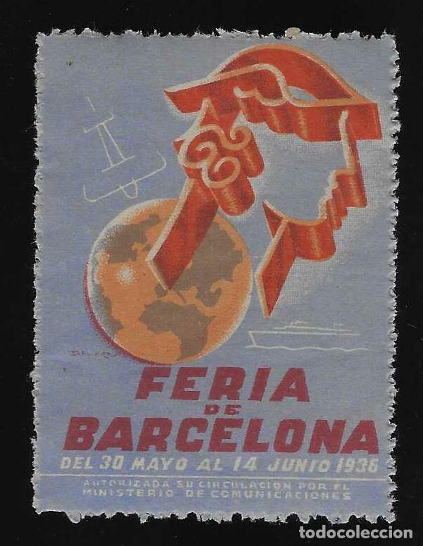 Sellos: FERIA DE BARCELONA. DEL 30 DE MAYO AL 14 DE JUNIO DE 1936. MNH **