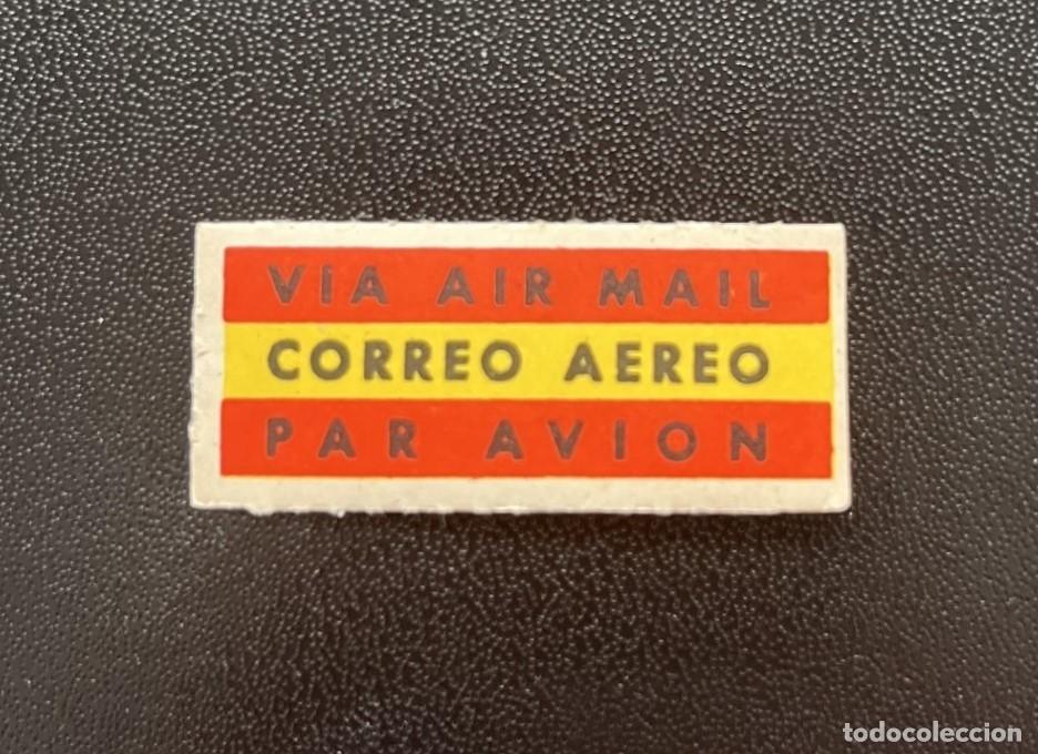 Sellos: Vi&ntilde;eta wasserlax correo aereo por avion