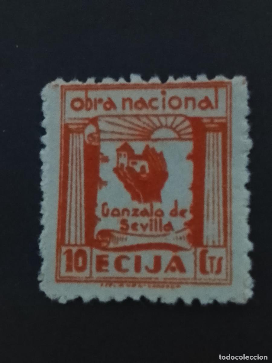 Sellos: Sello Obra Nacional &Eacute;cija.
