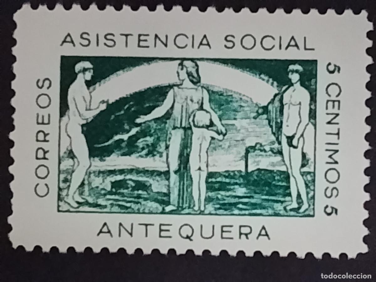 Sellos: Sello Asistencia Social Antequera 5 c&eacute;ntimos