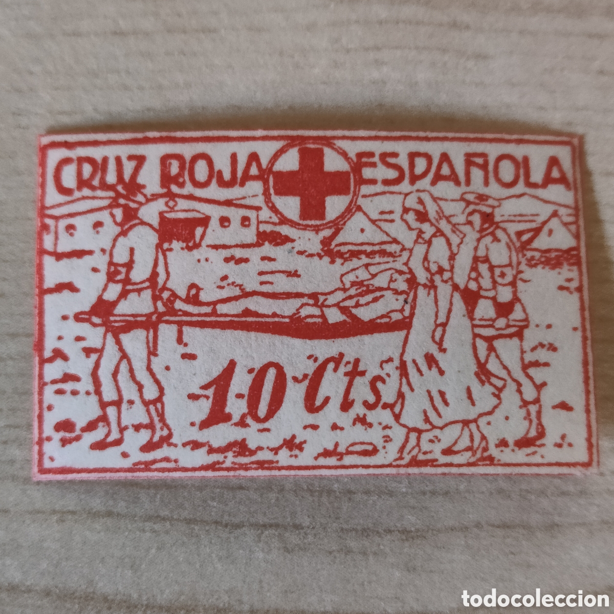 Sellos: a80 Cruz Roja Espa&ntilde;ola Allepuz 2243 camilleros sin dentar