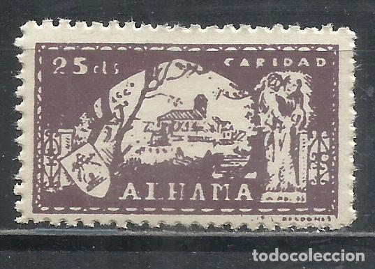 Sellos: 2832T-SELLO LOCAL ESPA&Ntilde;A GUERRA CIVIL ALHAMA DE GRANADA CARIDAD,SOBRE TASA NACIONAL SPAIN CIVIL WAR,