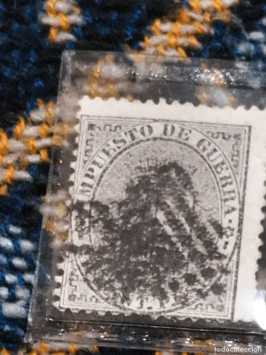 Sellos: Sello impuesto de guerra 5 cent de peseta