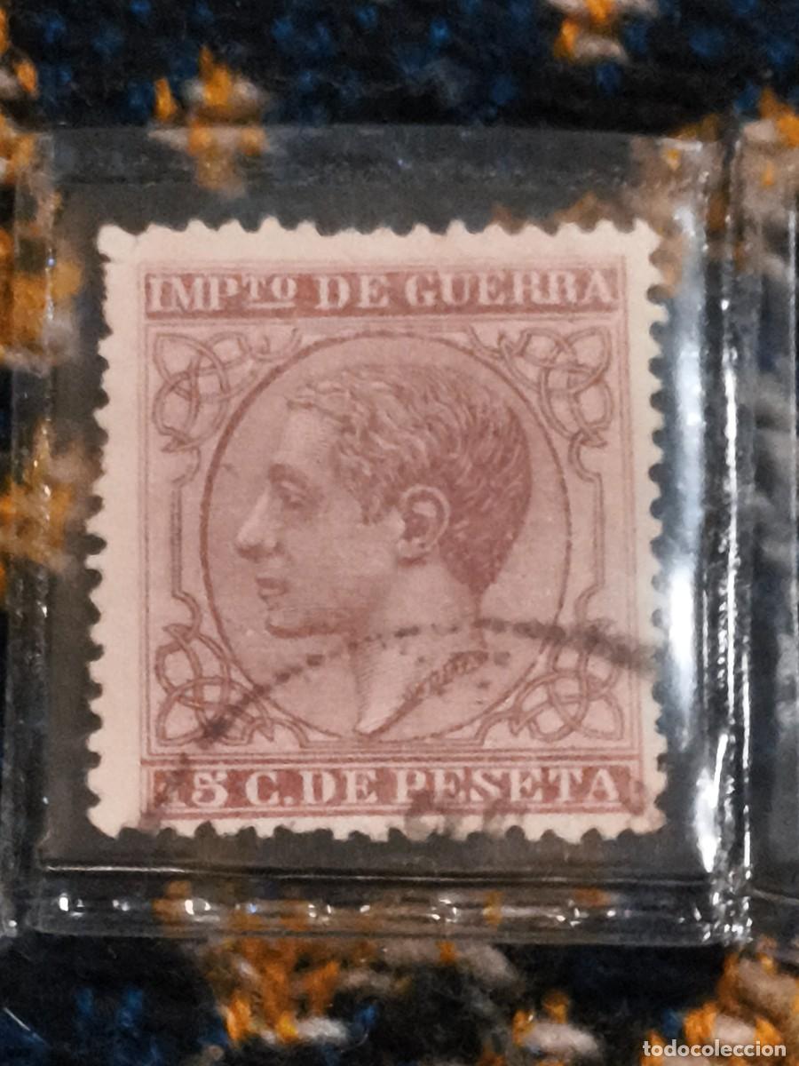 Sellos: Sello impuesto de guerra 5 cent de peseta
