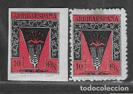 Sellos: VI&Ntilde;ETAS, 10 CTS.-F.E.- DENTADO Y SIN DENTAR--- VER FOTOS