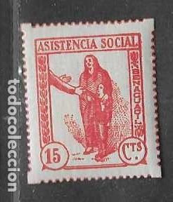 Sellos: BENACUACYL- 15 CTS.-ASISTENCIA SOCIAL- VER FOTOS