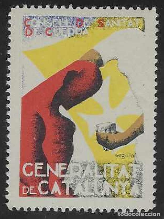 Sellos: GENERALITAT DE CATALUNYA. CONSELL DE SANITAT DE GUERRA.