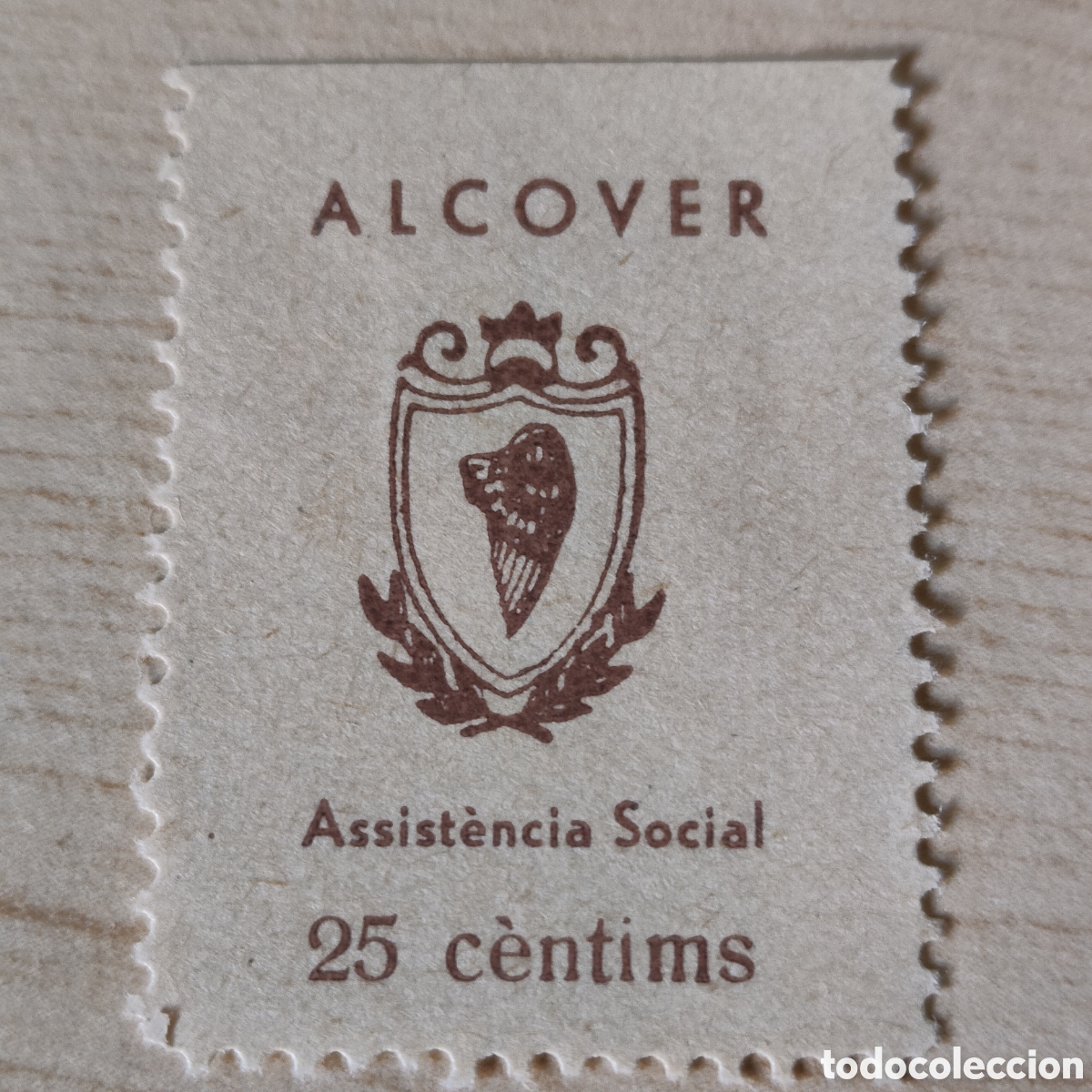 Sellos: a13 Tarragona Alcover Assist&egrave;ncia Social 25 cts