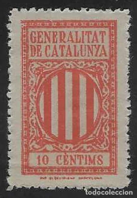 Sellos: GENERALITAT DE CATALUNYA. SELLO FISCAL. 50 C&Egrave;NTIMS. MNH **