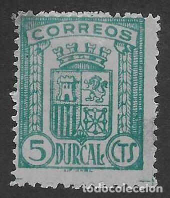 Sellos: D&Uacute;RCAL (GRANADA). 5 C&Eacute;NTIMOS. - Foto 1