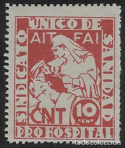 Sellos: C.N.T.- A.I.T.- F.A.I. SINDICATO &Uacute;NICO DE SANIDAD.