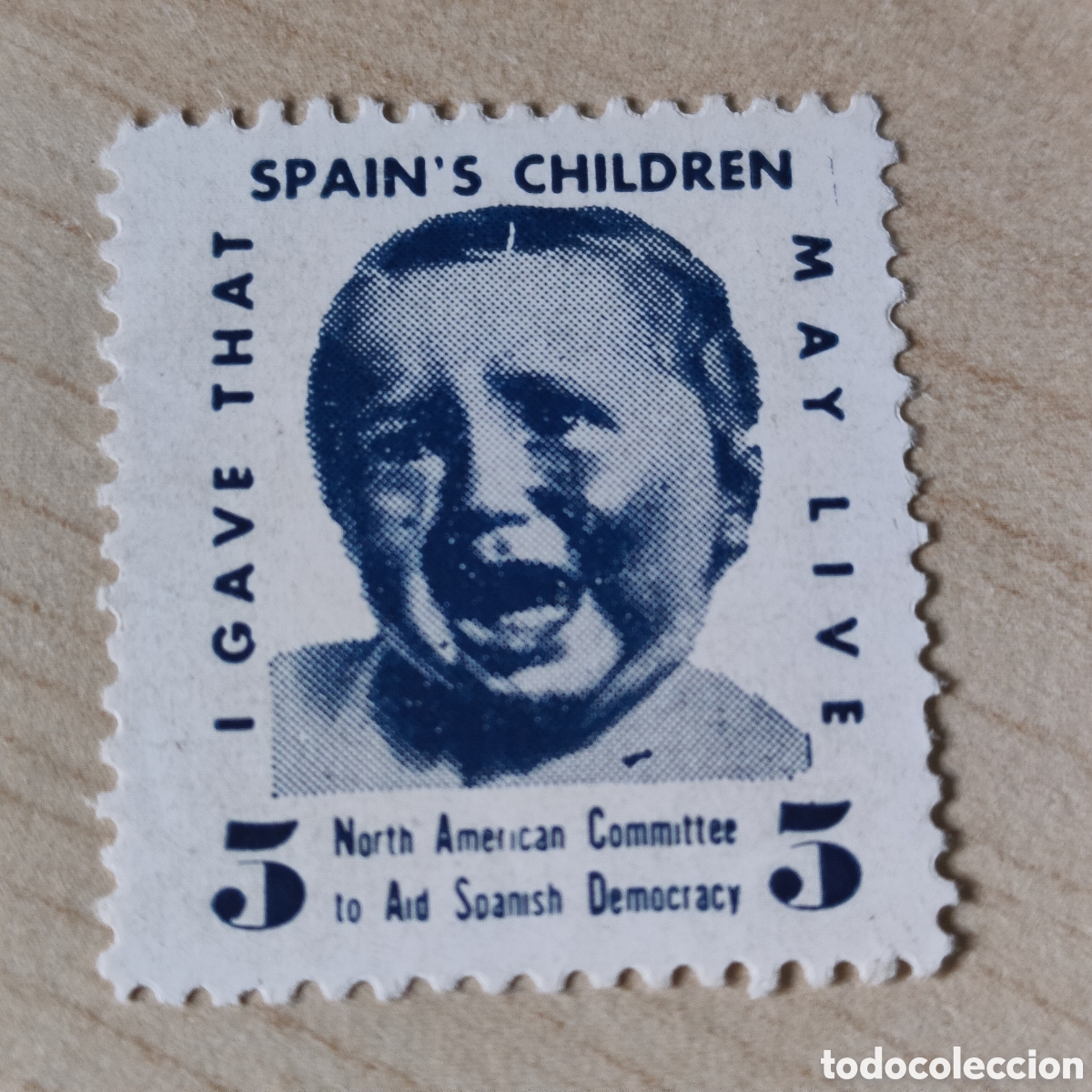 Sellos: a82 EE.UU Estados Unidos I Gave that Spain's Children May Live Allepuz 2591 Afinet 2062