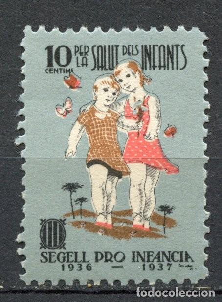 Sellos: SEGELL PRO INFANCIA 1936-1937 EDIFIL - ALLEPUZ N&ordm; 3067