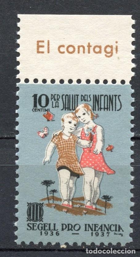 Sellos: SEGELL PRO INFANCIA 1936-1937 EDIFIL - ALLEPUZ N&ordm; 3069